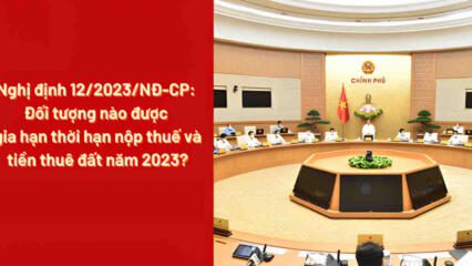 Đối Tượng Nào được Gia Hạn Nộp Thuế, Tiền Thuê đất Năm 2023?