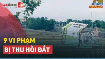 Video: 9 Trường Hợp Bị Thu Hồi đất Do Vi Phạm Pháp Luật Về đất đai