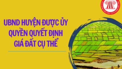 Nghị Quyết 73/NQ CP 2023 UBND Huyện được ủy Quyền Quyết định Giá đất Cụ Thể Có Phải Hay Không?